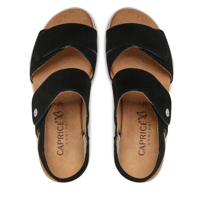 Caprice Sandále Caprice 9-28252-28 Black Comb 019