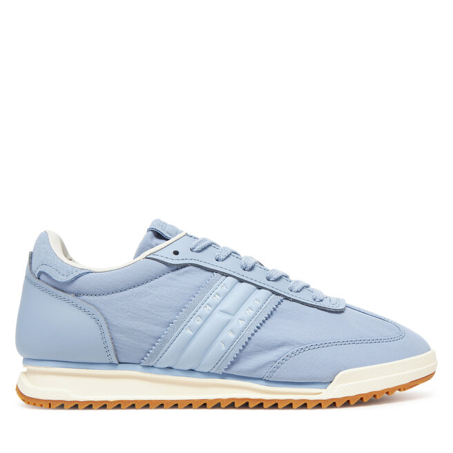 Sneakersy Tommy Jeans Tjw Low Profile Runner - Niebieski