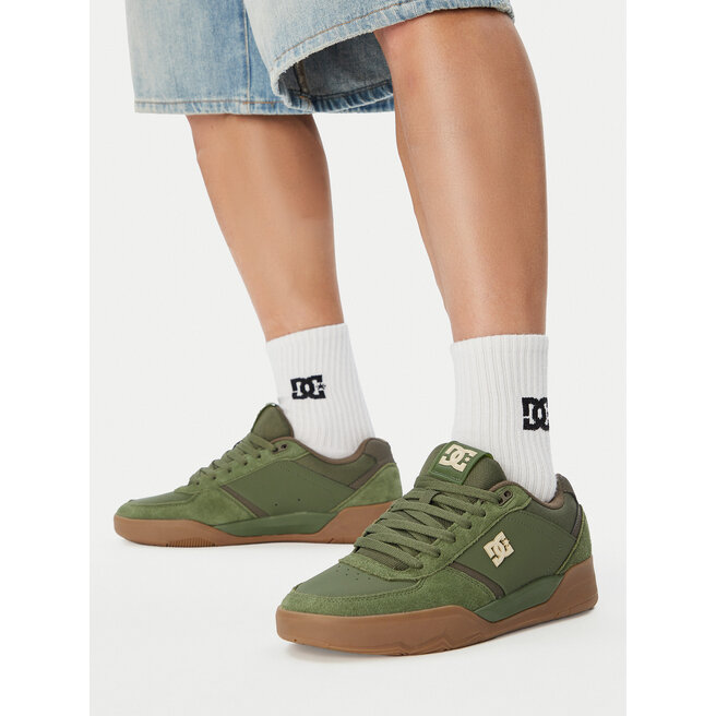 Sneakersy DC Shoes EO-FRACTAL DC02599301 Zielony ciemny