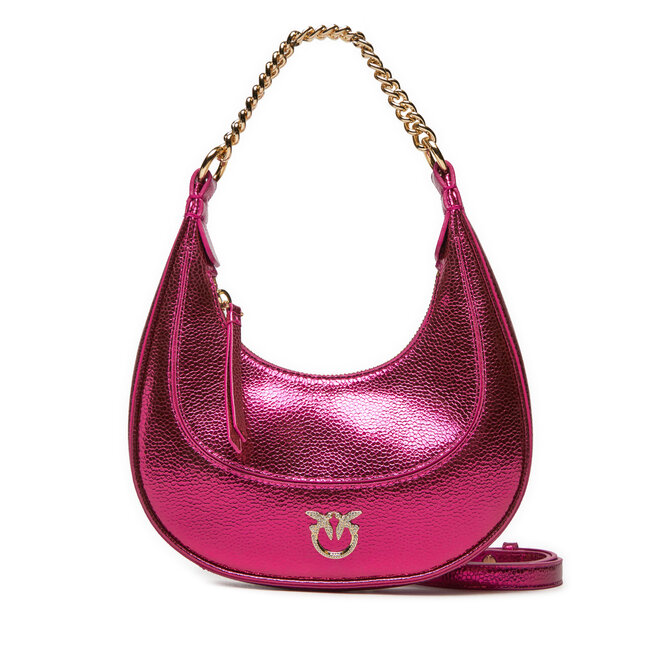 Torebka PINKO Brioche Hobo Mini AI 24-25 PLTT 101433 - Różowy