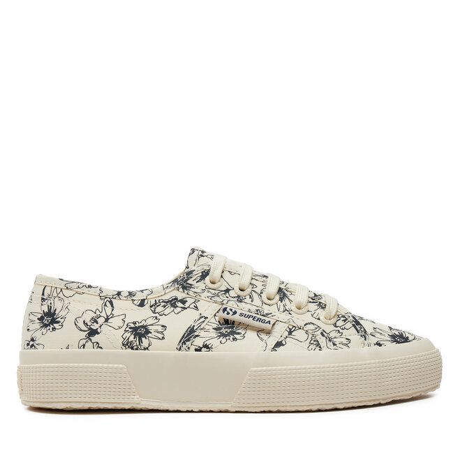 Tenisówki Superga Sketched Flowers 2750 - Beżowy