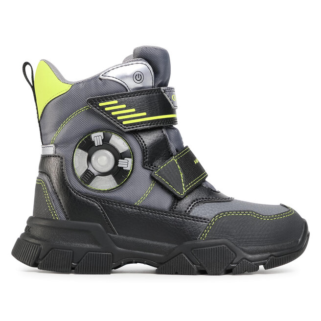 Geox Hótaposó Geox J Nevegal B.Abx D J04CSD 0FUFE C1267 D Dk Grey/Lime