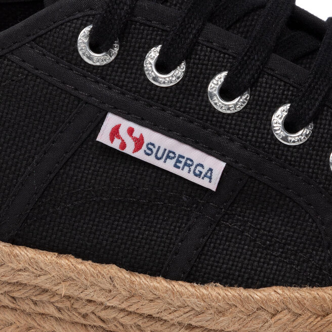 Espadrilles Superga 2730 Cotropew S00CF20 Black 999 chaussures