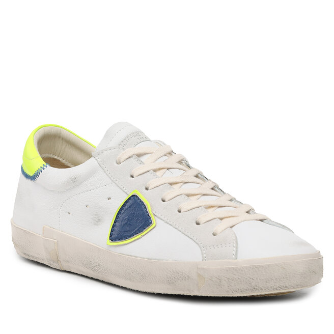 Philippe Model Sneakersy Philippe Model Prsx Low PRLU WNN2 Blanc/Jaune