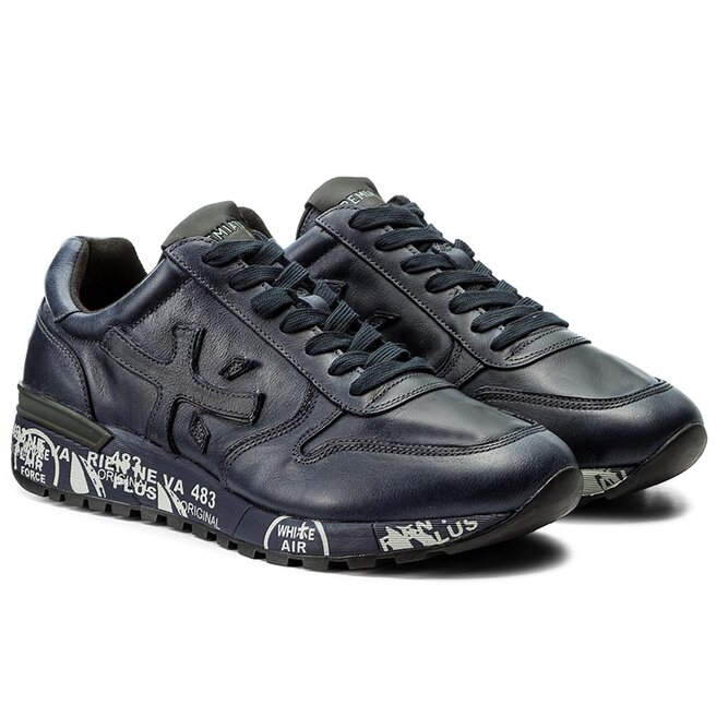 Sneakersy Premiata Mick 1807 Granatowy eobuwie .pl