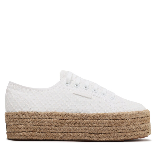 Superga Еспадрили Superga 2790 Rope Macrame Rhombus S3126PW White