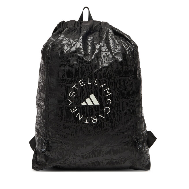 Worek adidas by Stella McCartney adidas By Stella McCartney Gymsack Croc AOP Shine - Czarny