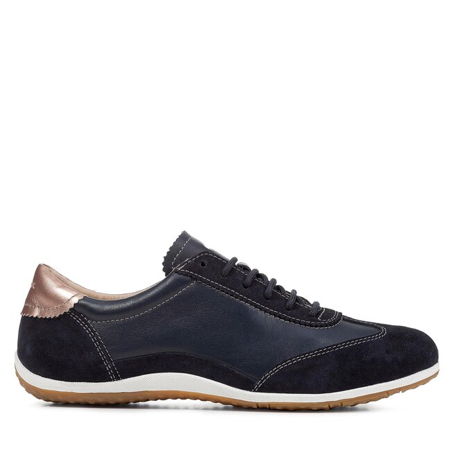 Sneakersy Geox D Vega D3509A 022Y3 - Granatowy