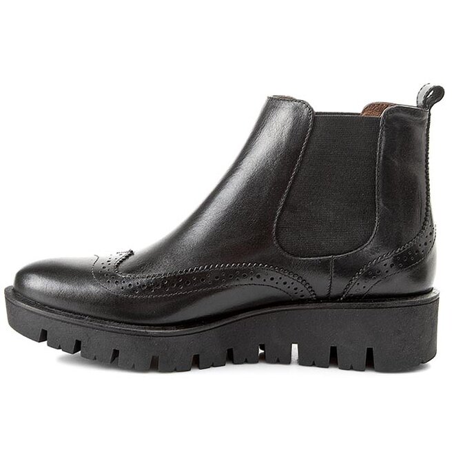 Kotn kov obuv s elastick m prvkem Nessi 703 N Czarny 14 eobuv.cz