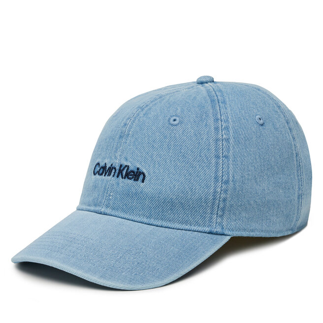 Czapka z daszkiem Calvin Klein Emb Logo - Niebieski