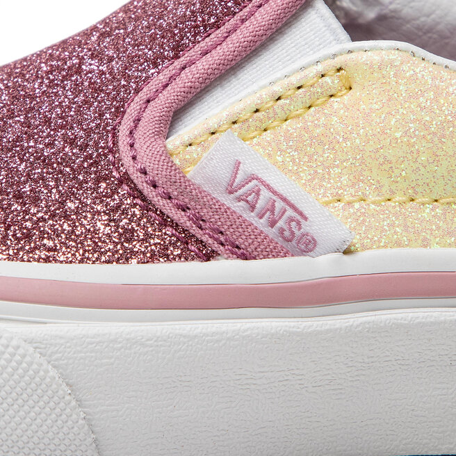 Vans sale rosa glitter
