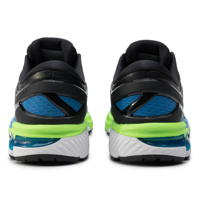 Gel-kayano 26 1011a541 top black/electric blue 003