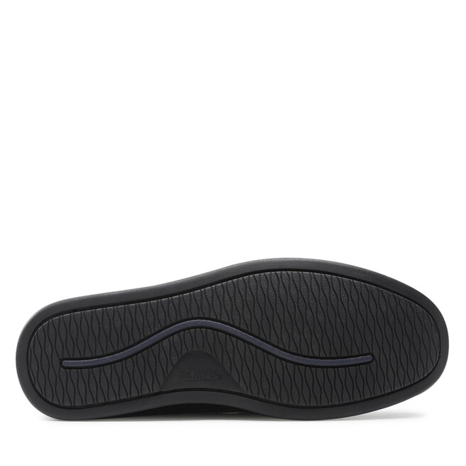 Clarks Μοκασίνια Clarks Ferius Creek 261596287 Black Leather