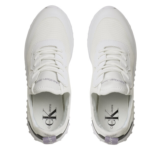 Calvin Klein Jeans Sneakers Calvin Klein Jeans Sporty Runner Eva Slipon Wn YW0YW00687 White/Lavender Aura 0K4