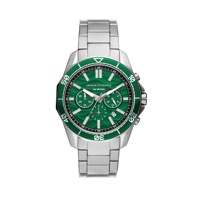 Zegarek Armani Exchange Spencer - Zielony