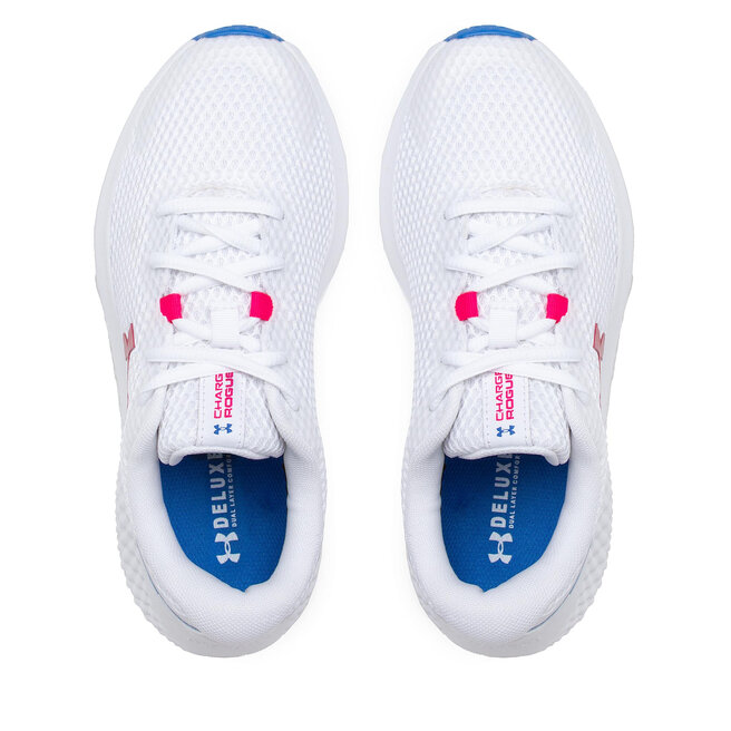 Under Armour Pantofi Under Armour Ua W Charged Rogue 3 Irid 3025756-101 Wht/Blu
