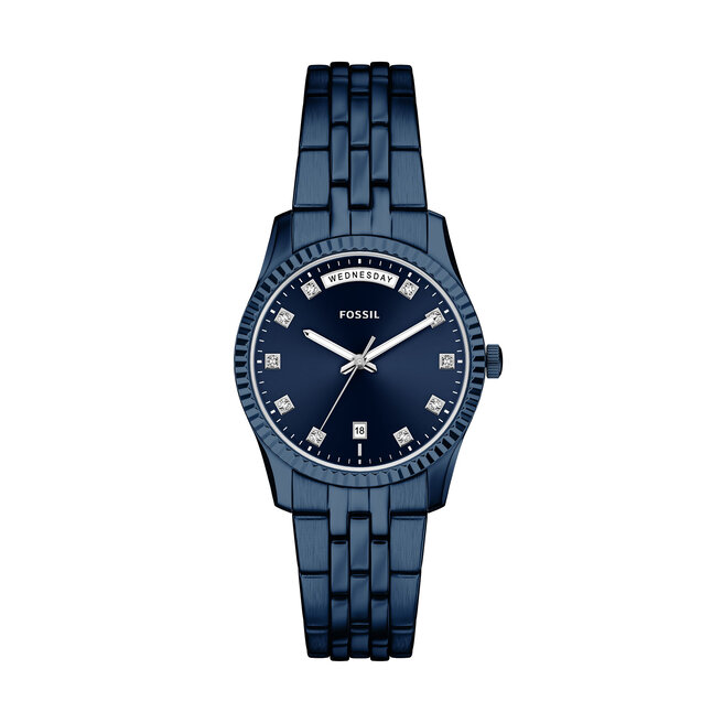 Zegarek Fossil Scarlette ES5476 Granatowy -