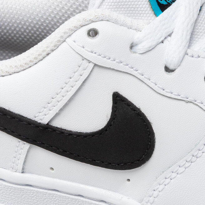 black blue and white air force 1