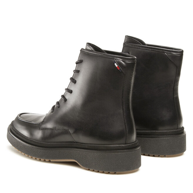 Tommy Hilfiger Bottes Tommy Hilfiger Premium Cleated Lth Boot FM0FM04194 Black BDS
