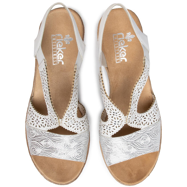Rieker Sandals 64278-42, Grey/multi