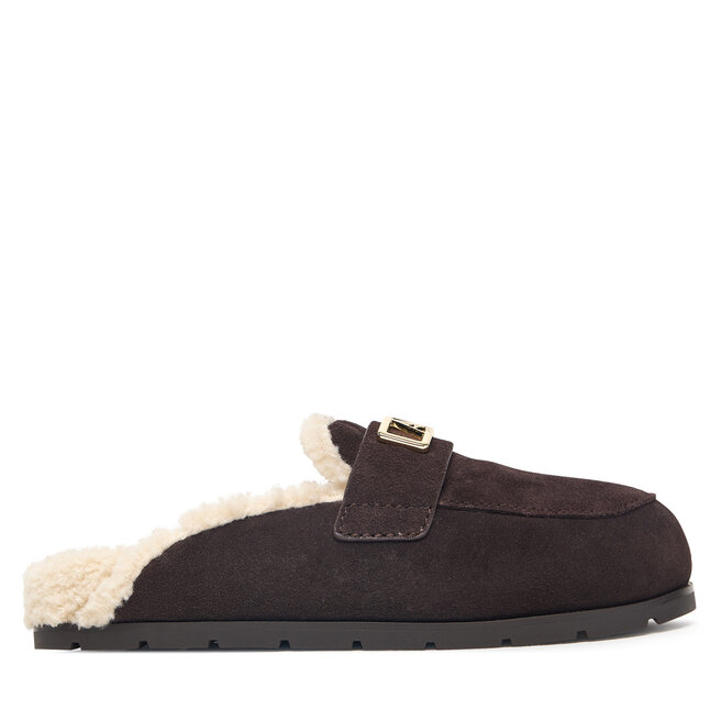 Klapki Armani Exchange XW003096 AF27450 M6444 Brązowy ciemny