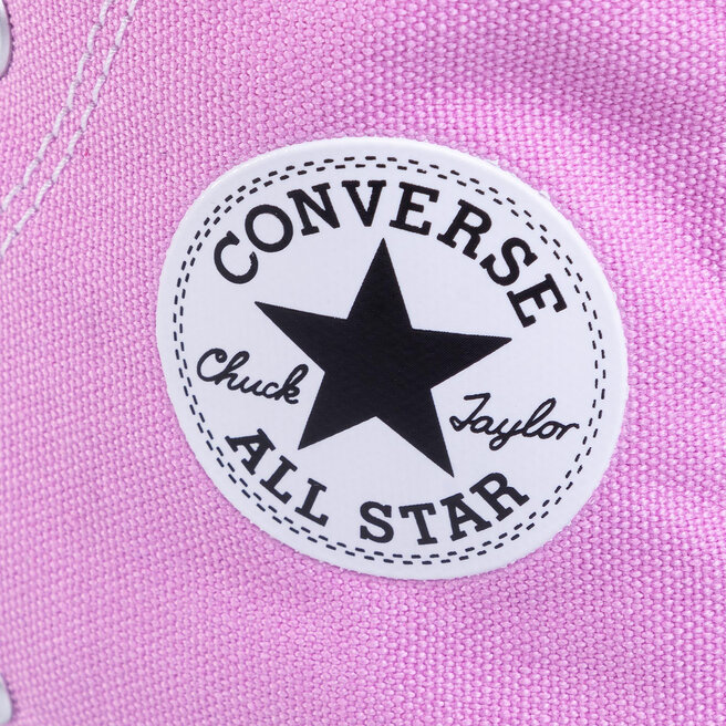 Bambas Converse Ctas Hi 166704C Peony Pink zapatos.es