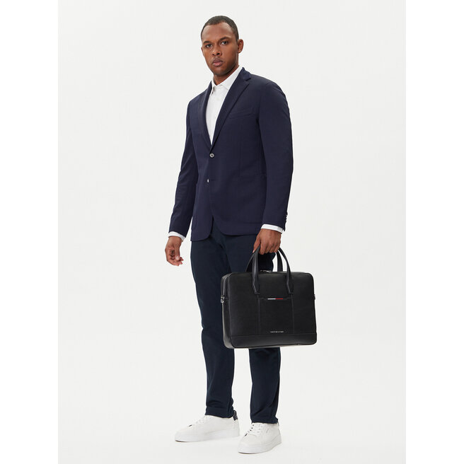 Torba na laptopa Tommy Hilfiger Th Central Slim Computer Bag AM0AM13484 Czarny -