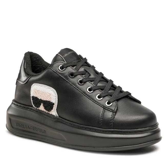 KARL LAGERFELD Сникърси KARL LAGERFELD KL62530W Black Lthr/Mono