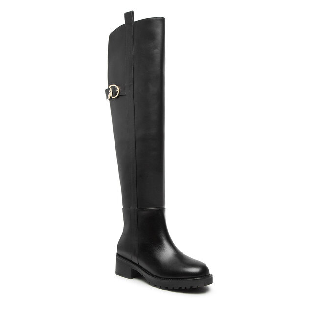Cizme lungi muschetar Patrizia Pepe 8Y0405/L011-K103 Nero