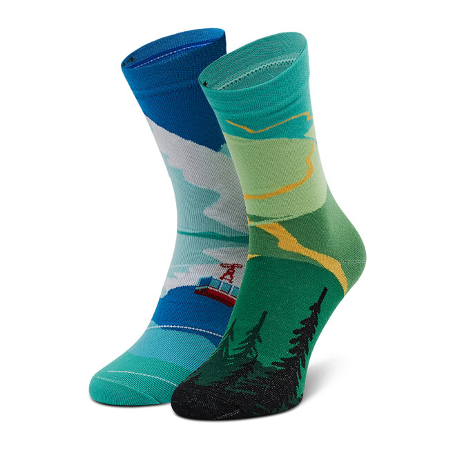 Șosete Înalte Unisex Cup of Sox Góromaniak Verde