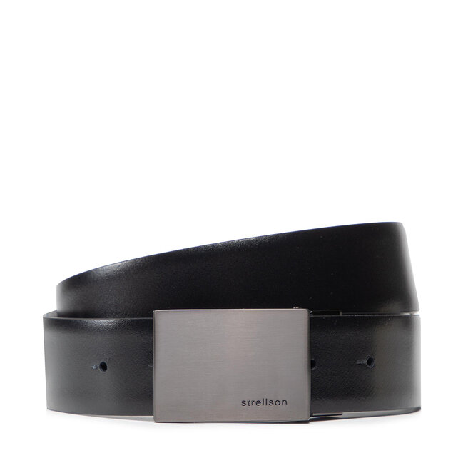 Strellson Мъжки колан Strellson 3175 Black/Black 001