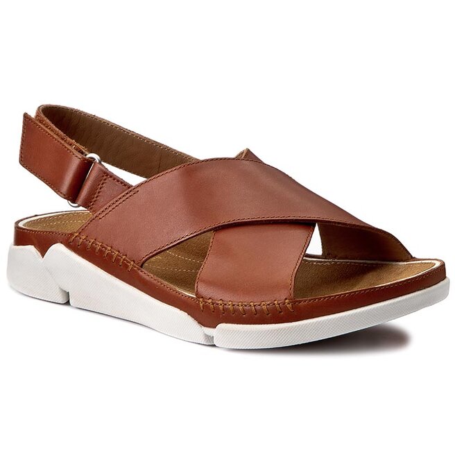 Sandale Clarks Tri Alexia 261259424 Tan Leather epantofi.ro