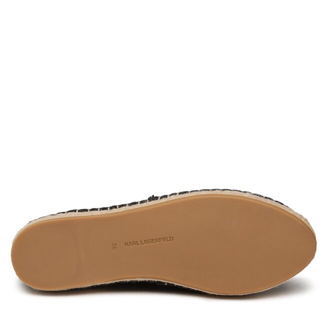 KARL LAGERFELD Espadrile KARL LAGERFELD KL80111A Black Lthr