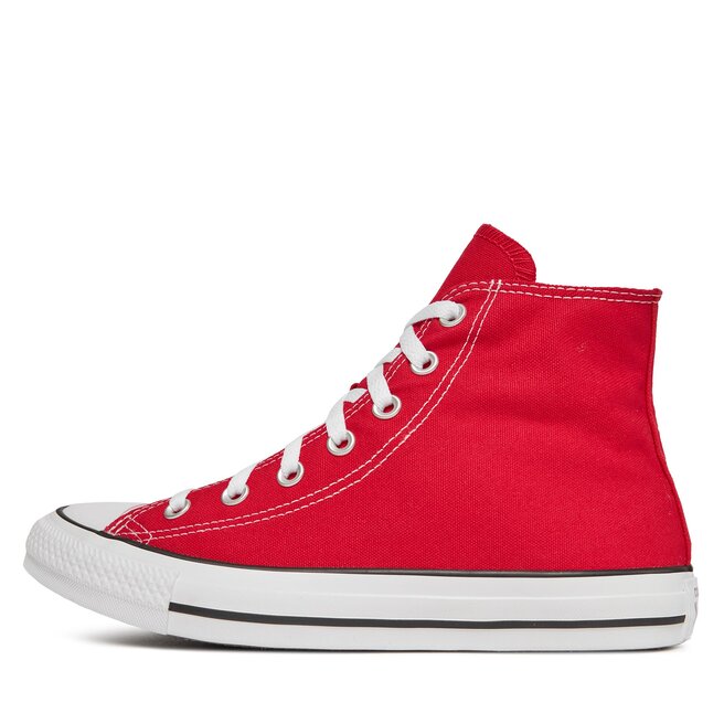 Ladies red high cheap top converse