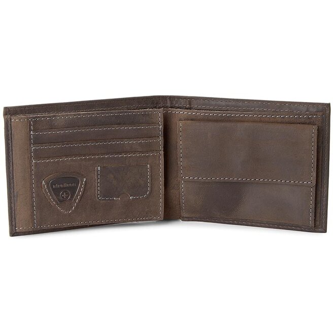 Strellson Голям мъжки портфейл Strellson Richmond 4010001306 Dark Brown 702