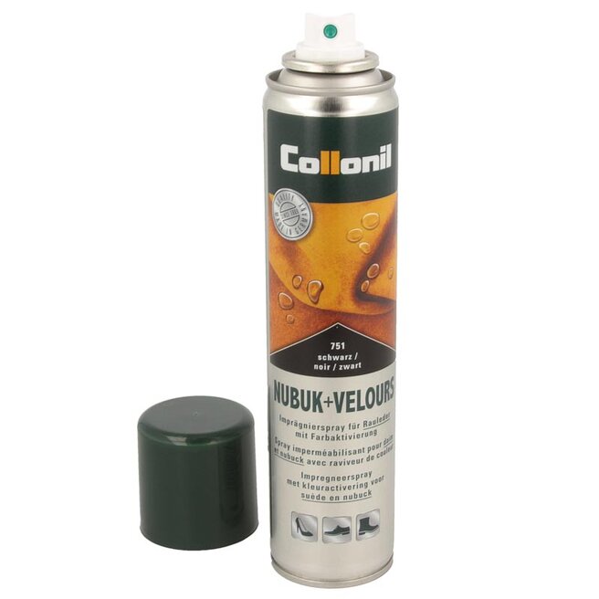 Spray Nubuck E Velours Collonil – Impermeabilizzante E Nutriente Per Pelle Grezza, Protegge Da Umidità E Sporco, Prodotto In Germania