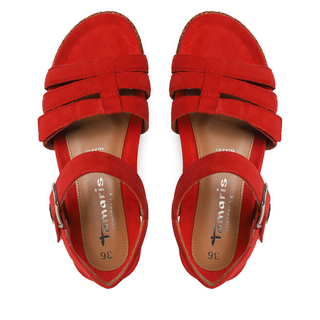 Tamaris shop red sandals
