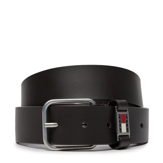 Pasek Męski Tommy Jeans Tjm Scanton 3.5 - Brązowy