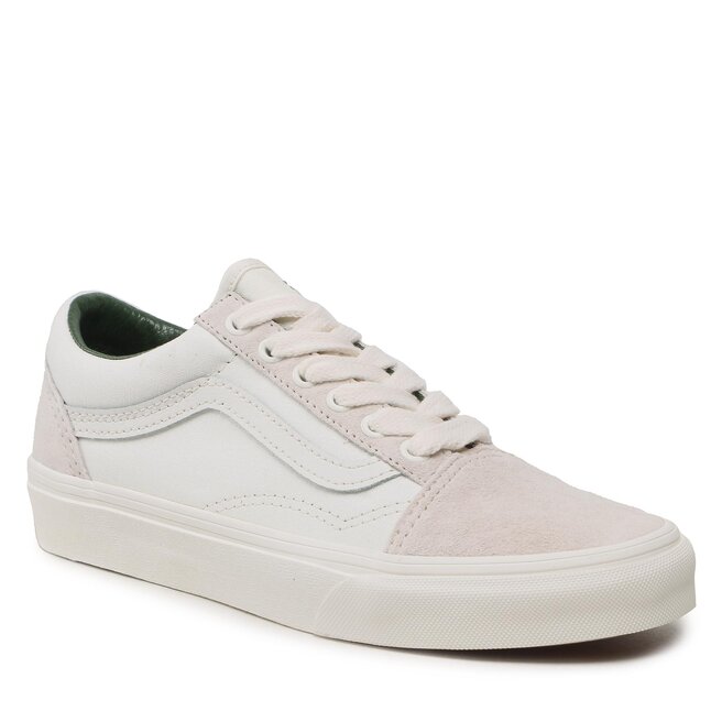 Vans old clearance skool white suede