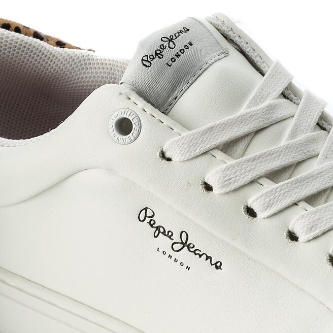 Pepe Jeans Półbuty Pepe Jeans Adams Junior PGS30303 White 800