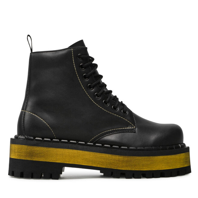 Altercore Klassiska kängor Altercore 653 Vegan Black/Yellow