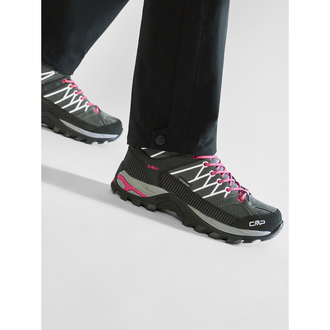 CMP Παπούτσια πεζοπορίας CMP Rigel Mid Wmn Trekking Shoes Wp 3Q12946 Grey/Fuxi 103Q