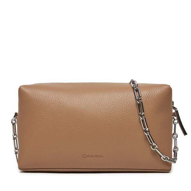 Torebka Calvin Klein Ck Plaque Camera Bag - Brązowy