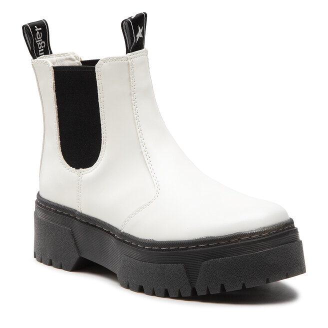 Wrangler Боти тип челси Wrangler Piccadilly Chelsea WL22581A White 051