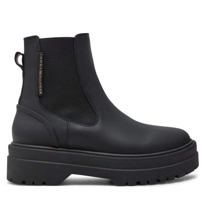 Sztyblety Tommy Hilfiger Chelsea - Czarny