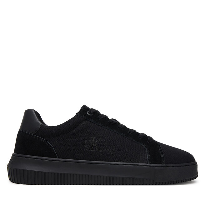 Sneakersy Calvin Klein Jeans Chunky Cupsole Mg Canvas - Czarny