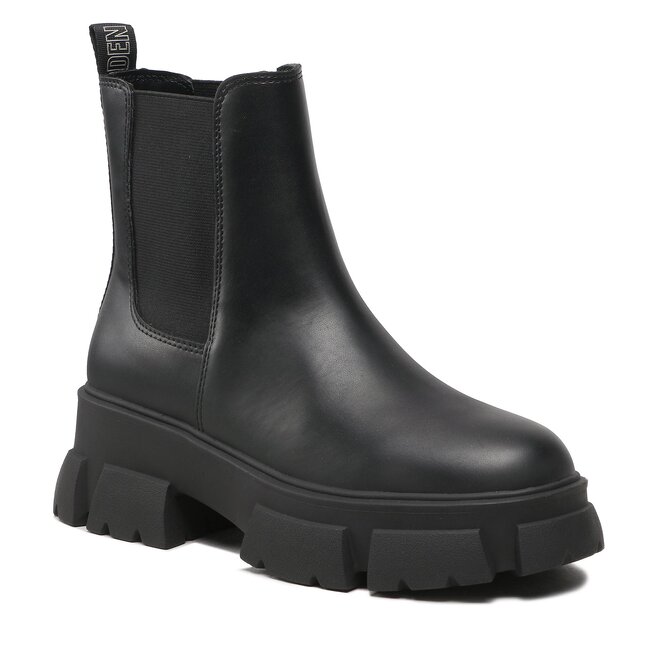 Ghete Jodhpur Steve Madden Tunnel SM19000015-03001-017 Black Leather