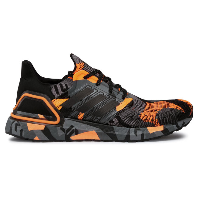 Adidas ultra boost 20 core black signal orange