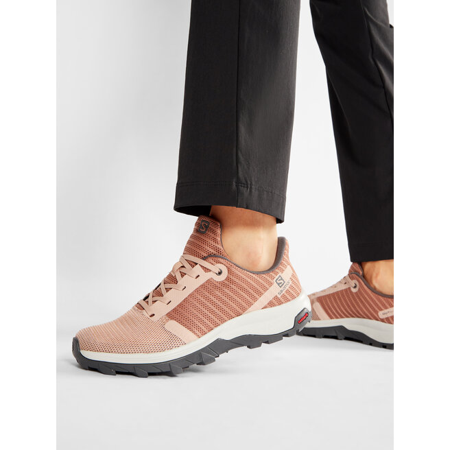 Salomon Trekingová obuv Salomon Outbound Prism W 412681 20 M0 Sirocco/Mocha Mousse/Alloy