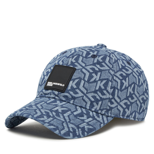 Czapka z daszkiem Karl Lagerfeld Jeans - Niebieski